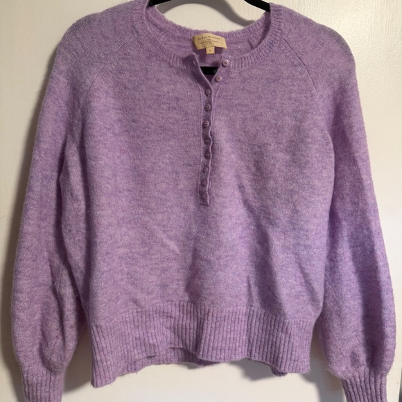 Sezane LÉON JUMPER in Lilac - Picture 5 of 9